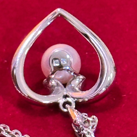Mikimoto Silver Heart Necklace with Pearl
925 silver made. - Picture 12 of 12